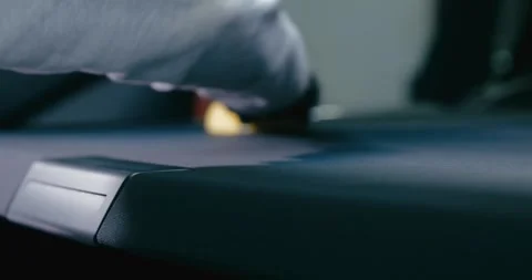 Applying Protective Cleaner to Car Trunk Mat 7 Stock Footage 293921184