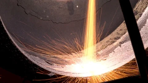 Applying thermal barrier coatings on elements of hot engine parts. Stock Footage 111633502