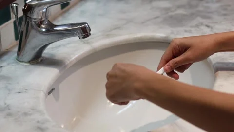 Applying Toothpaste Sequence Stock Footage 280954223