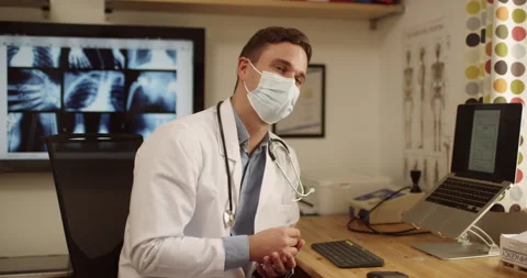 Appointment, interview and help with healthcare worker listening to patient Stock Footage 250893409
