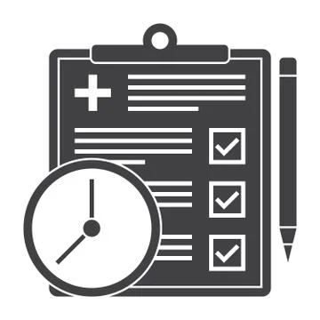 Appointment Request Icon Stock Illustration