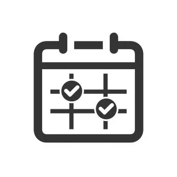 Appointment Schedule Icon Stock Illustration
