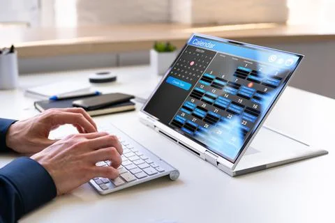 Appointment Schedule Planner And Date Calendar 스톡 사진