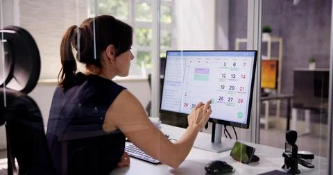 Appointment Schedule Planner And Date Calendar Stock Photos