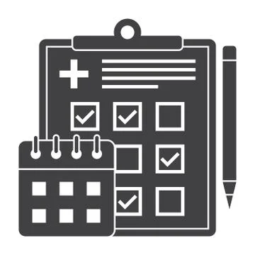 Appointment Scheduler Icon Stock Illustration