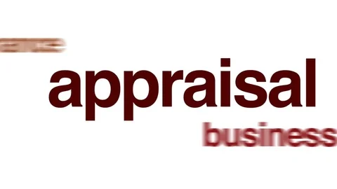 Appraisal animated word cloud. Stock Footage 70224082