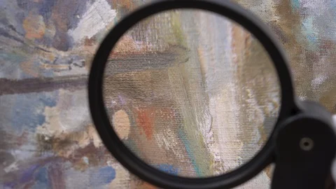 Appraisal by Art Expert Stock Footage 101591612