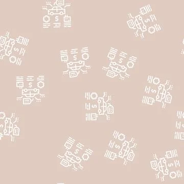 Appraise car line seamless pattern Illustrazione stock