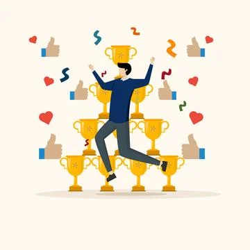 Appreciate high performance employee Stock Illustration
