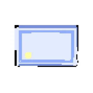 Appreciation certificate pixel art vector illustration Stock Illustration