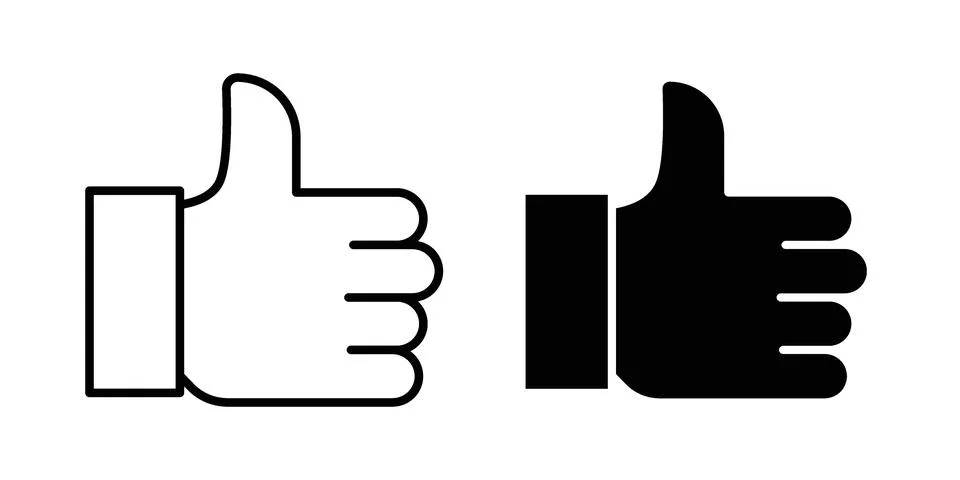Appreciation icon black vector isolated on white Stock Illustration