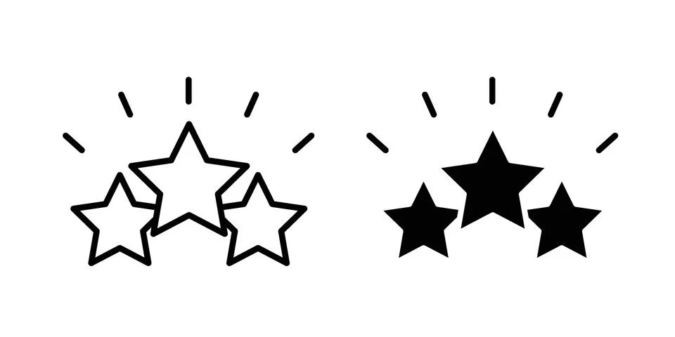 Appreciation icon bundle for website design projects Stock Illustration
