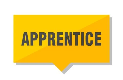 Apprentice price tag Illustrazione stock