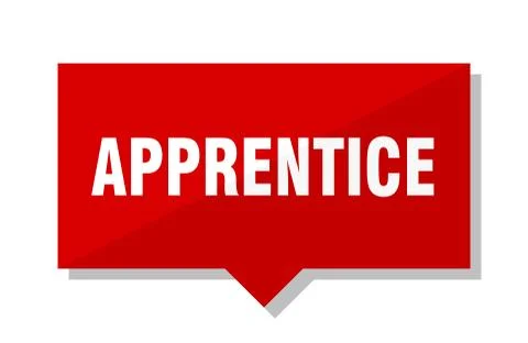 Apprentice red tag イラスト素材