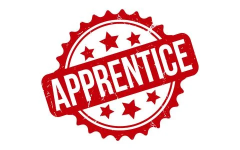 Apprentice Rubber Stamp Seal Vector イラスト素材