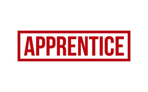 Apprentice Rubber Stamp Seal Vector イラスト素材
