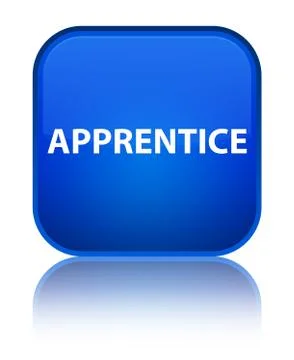 Apprentice special blue square button イラスト素材