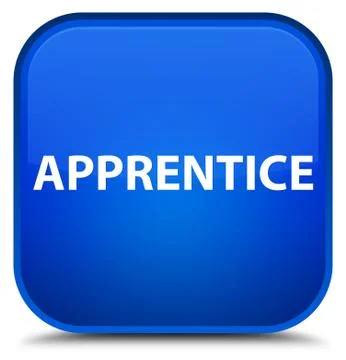 Apprentice special blue square button イラスト素材