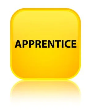 Apprentice special yellow square button イラスト素材