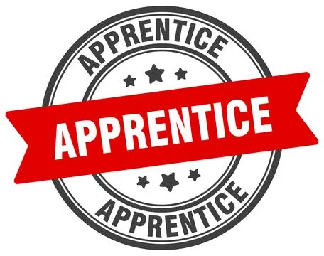 Apprentice stamp. apprentice label on transparent background. round sign イラスト素材