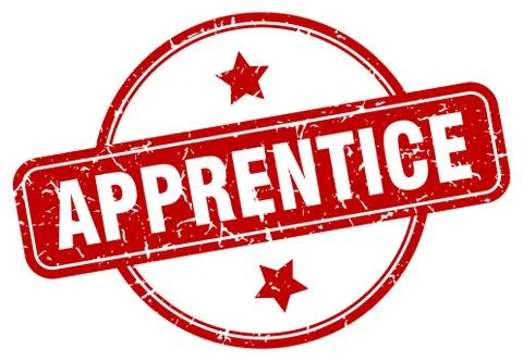 Apprentice stamp. apprentice round vintage grunge sign. apprentice イラスト素材