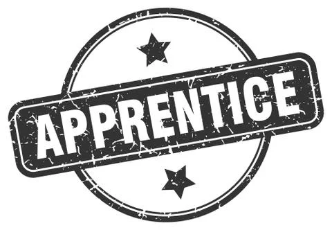 Apprentice stamp. apprentice round vintage grunge sign. apprentice Illustrazione stock
