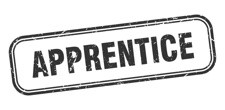 Apprentice stamp. apprentice square grunge black sign 스톡 일러스트