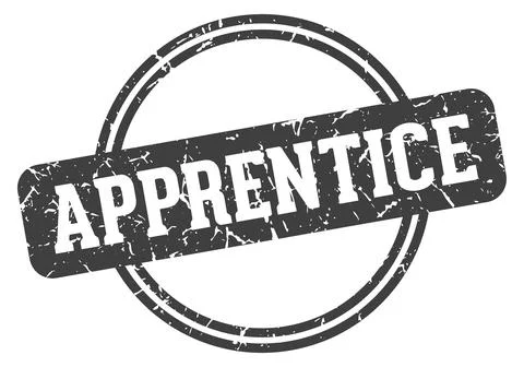 Apprentice stamp イラスト素材