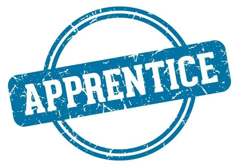 Apprentice stamp 库存插图