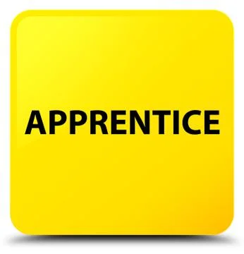 Apprentice yellow square button イラスト素材