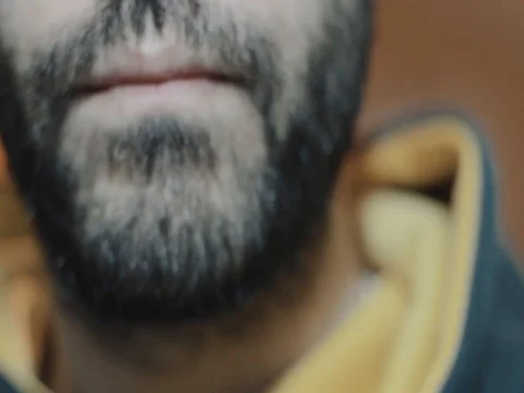 Approach to the beard Stock Footage 78766931