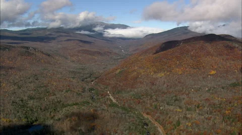 Approach To Mount Washington Stock Footage 65424640