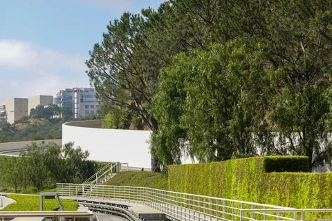 Approach Path to the Getty Center Stock Photos