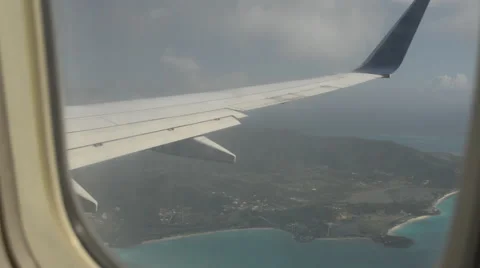 Approaching Antigua Barbuda Stock Footage 47252074