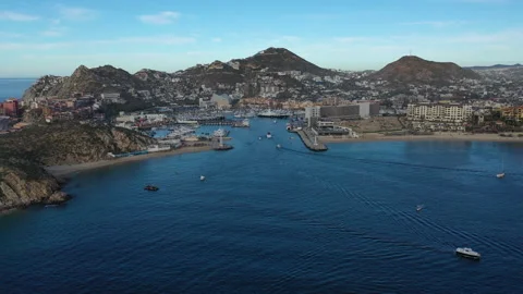 Approaching Cabo san Lucas Harbor. 库存影片 133306864