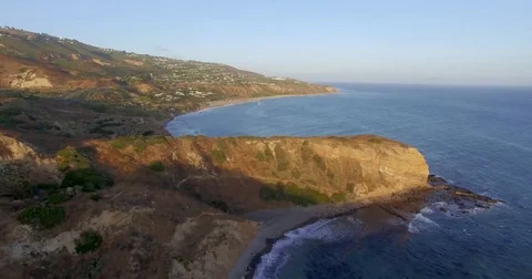 Approaching the coast of California Stock Footage 76633515