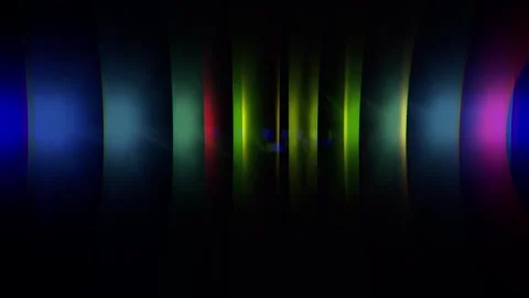 Approaching colored lines of light Vídeos de archivo 320146300