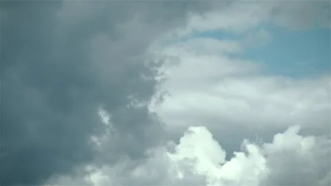 Approaching Dark Clouds Timelapse Stock Footage 138395597