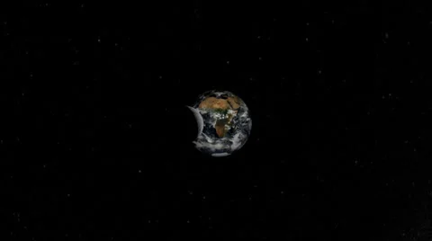 Approaching Earth Stock-Footage 32549017