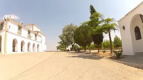 Approaching the entrance Stock Footage 78347040