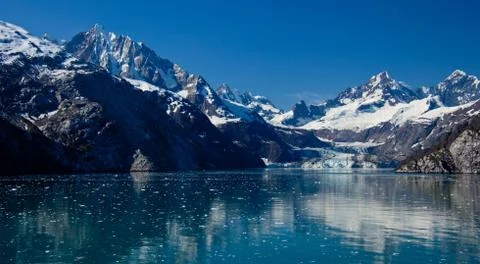 Approaching Glacier Bay Foto stock