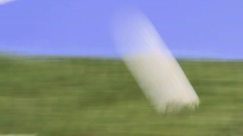 Approaching golfball close Stock Footage 115755