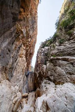 Approaching the Isbert Dam Wall Stock Photos