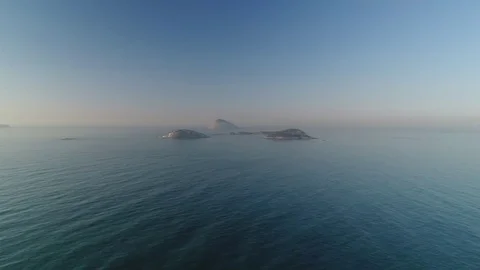 Approaching islands Stock Footage 81073330
