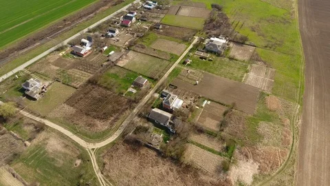 Approaching the land. Rustic plot. Plot of land. Video stock 95916664