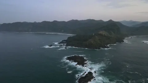 Approaching the Lighthouse Video stock 146693570