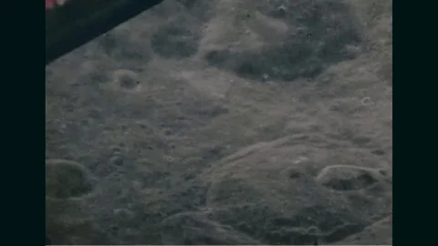 Approaching Lunar module was ready to dock with command module, Columbia - 1969 Stockbeeldmateriaal 104334801