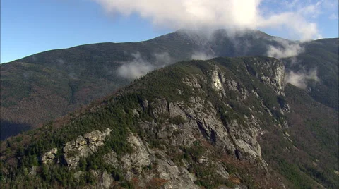Approaching Mount Lafayette Video stock 65424803