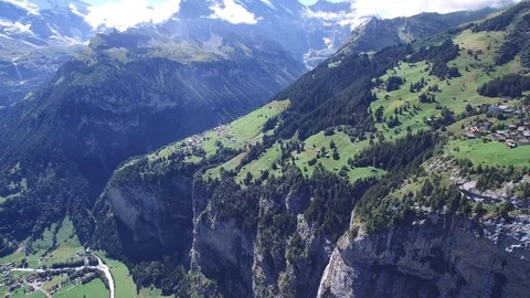 Approaching Mürren Video stock 113183606