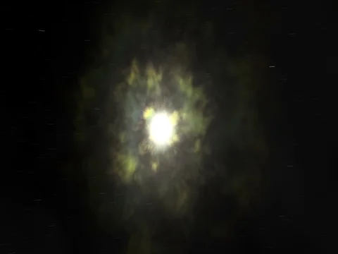 Approaching a Neutron Star (2160p 25fps) Stock Footage 80341485